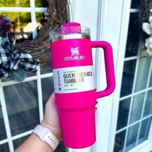 Stanley Hot Pink Camelia Quencher Tumbler